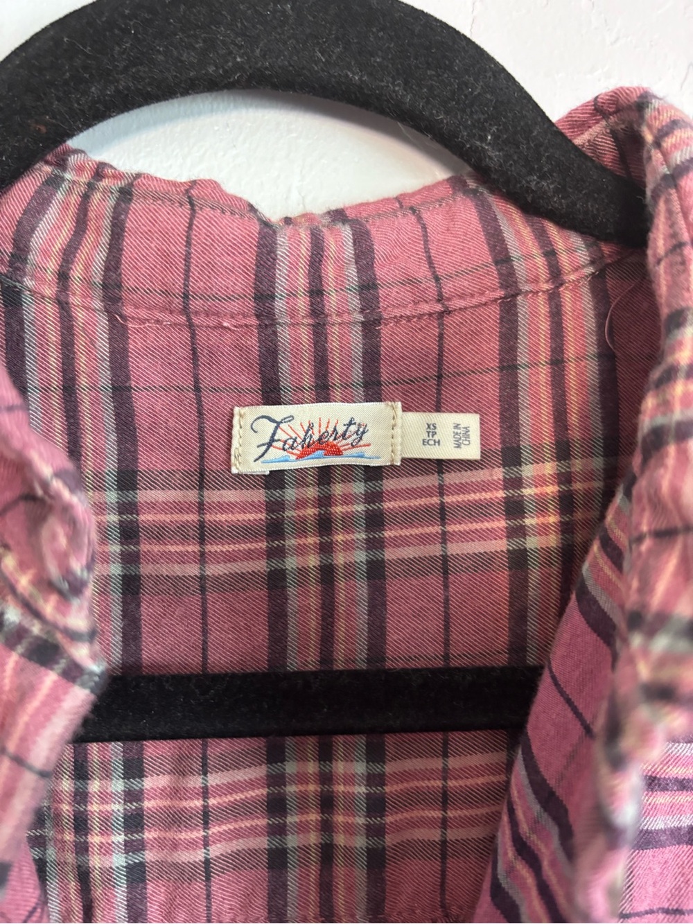 Faherty Olli Flannel Button Down XS - Picture 4 of 7